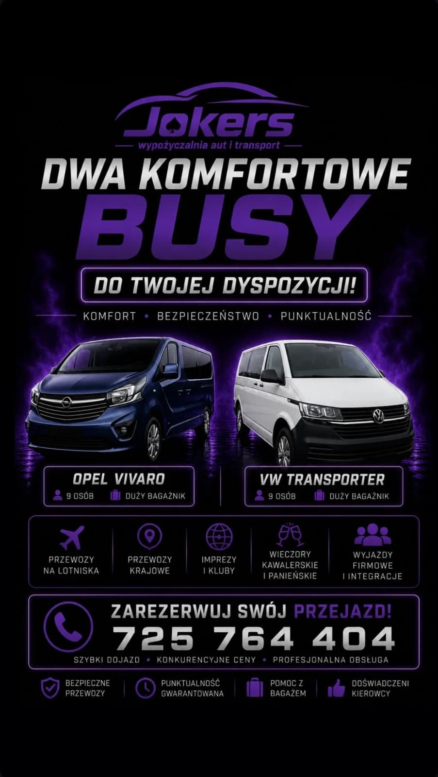 Zdjęcie floty firmy Jokers - Transport i wypożyczalnia
