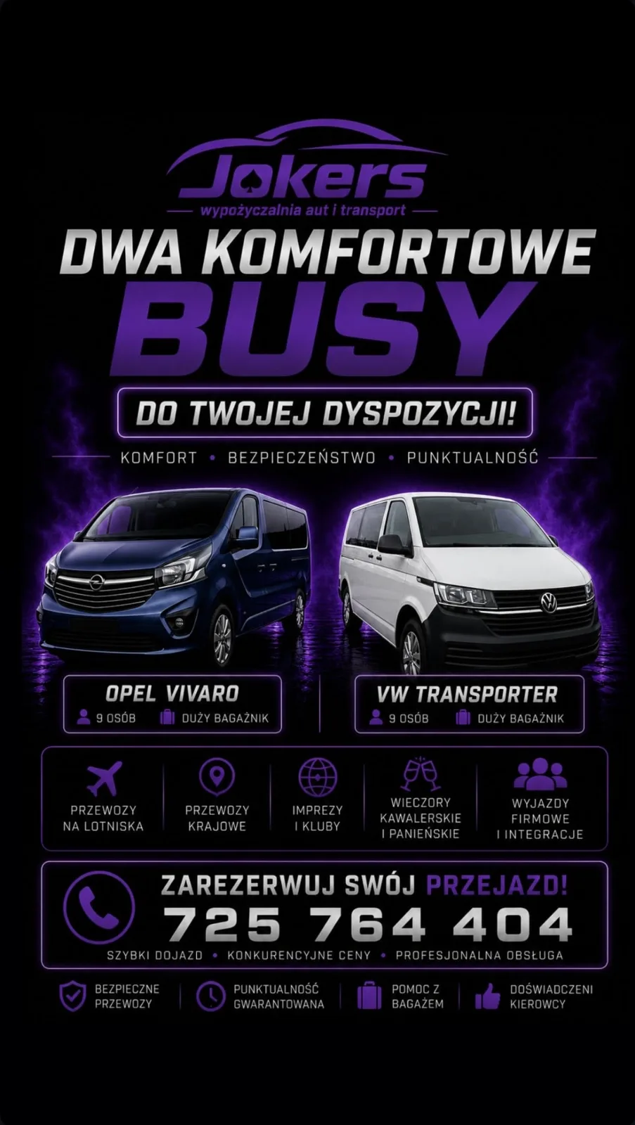 Zdjęcie floty firmy Jokers - Transport i wypożyczalnia