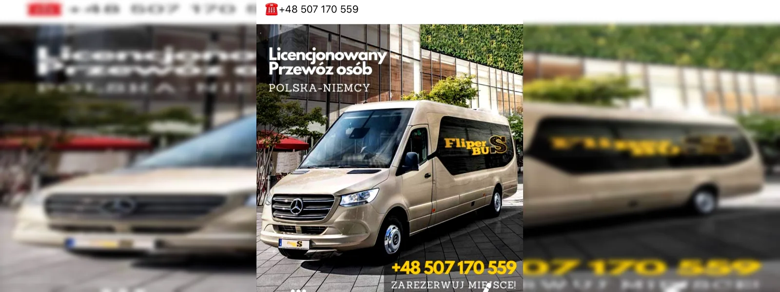 Zdjęcie floty firmy Fliper-Bus